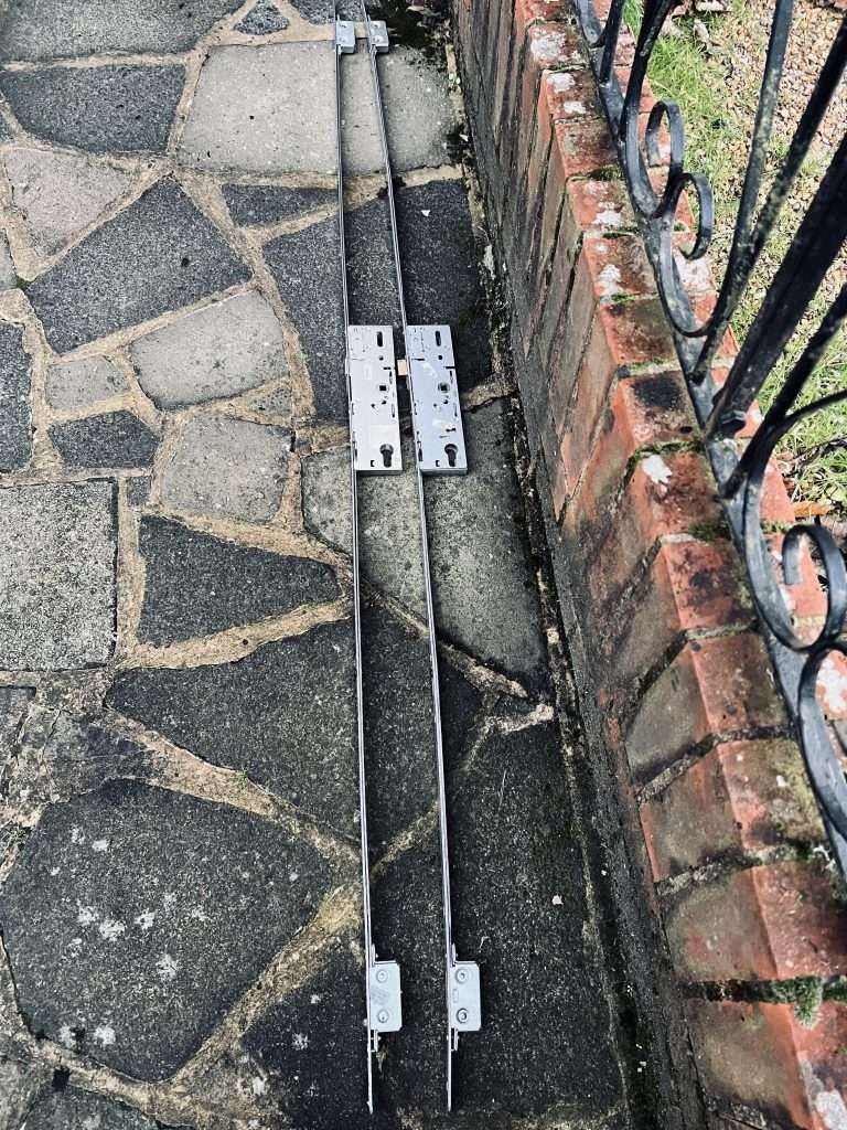 two upvc door mechanisms